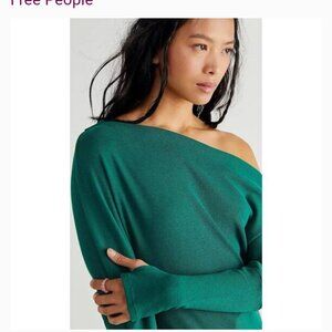 Free people fuji off shoulder top large new with tags